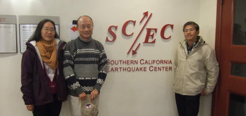 2010.12.20 拜訪USC、南加州地震中心SCEC 合影